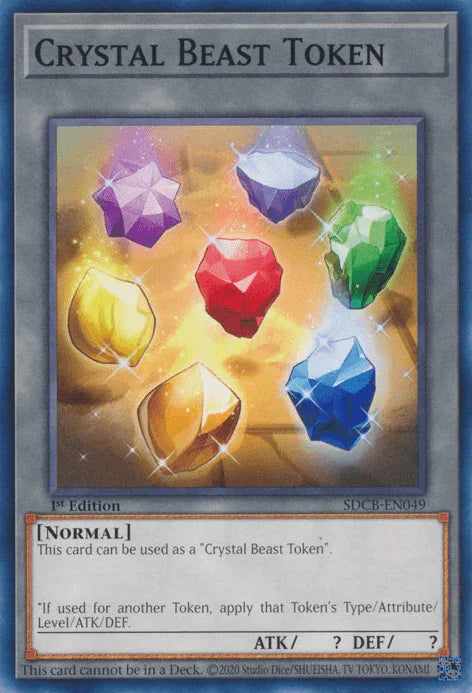Crystal Beast Token [SDCB-EN049] Common - for just $0.10! 