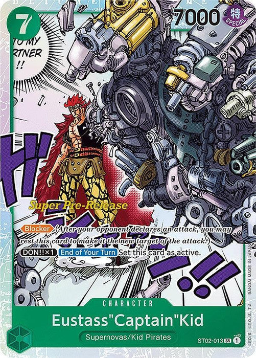 Eustass"Captain"Kid (013) [Super Pre-Release Starter Deck: Worst Generation] - for just $7.55! 