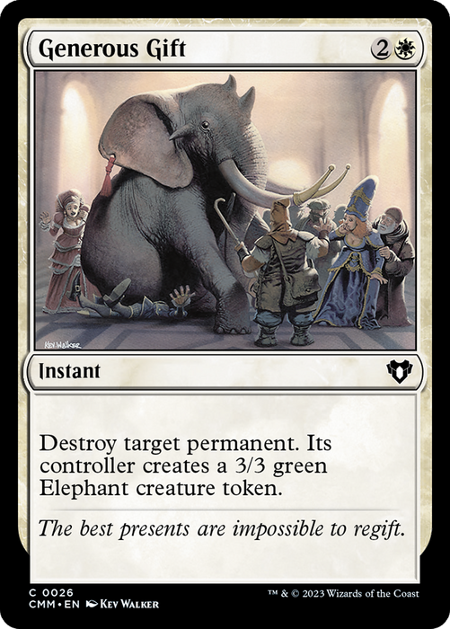 Generous Gift (CMM-026) - Commander Masters - for just $0.43! 