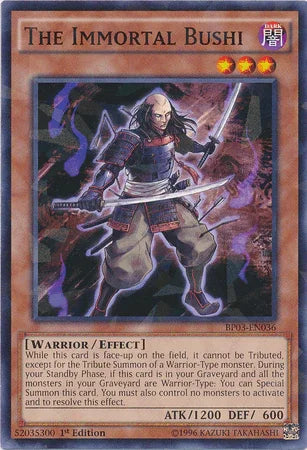 The Immortal Bushi [BP03-EN036] Shatterfoil Rare - for just $0.15! 