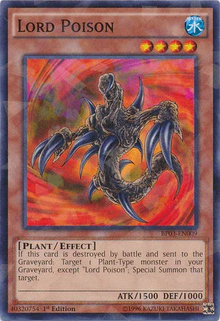 Lord Poison [BP03-EN009] Shatterfoil Rare - for just $1.90! 