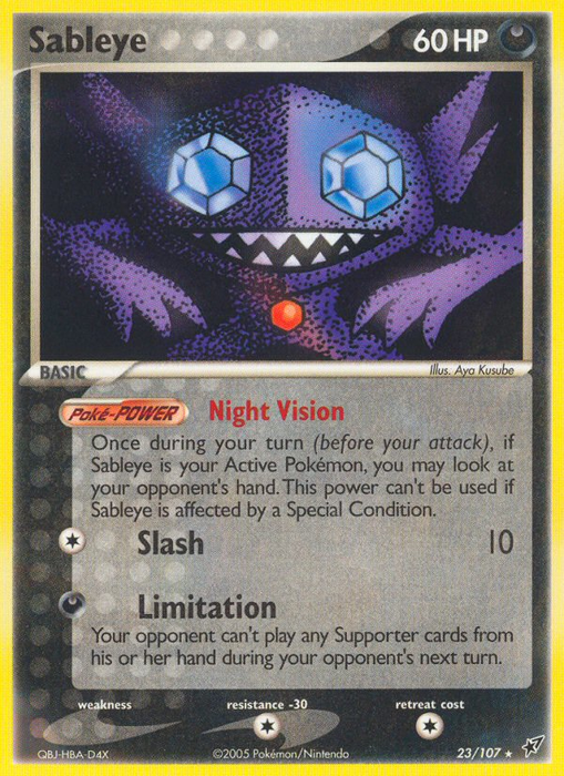 Sableye (23/107) [EX: Deoxys] - Just $0.65! Shop now at Retro Gaming of Denver