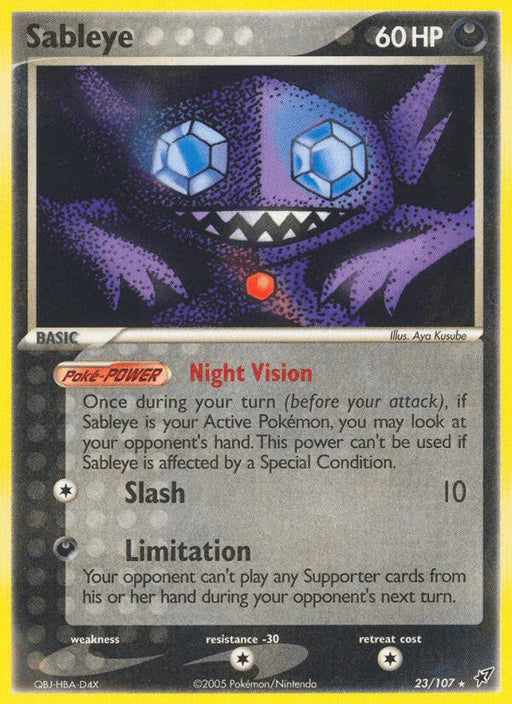 Sableye (23/107) [EX: Deoxys] - for just $15.10! 