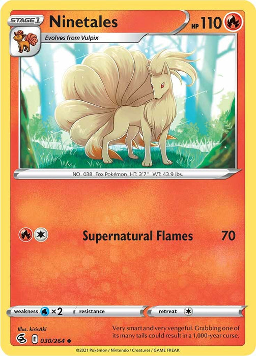 Ninetales (030/264) [Sword & Shield: Fusion Strike] - Just $0.05! Shop now at Retro Gaming of Denver