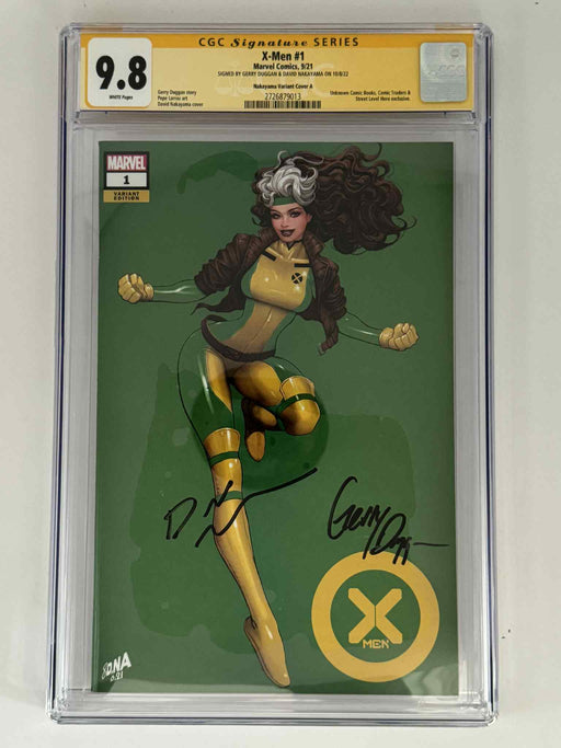 [Double Signed by David Nakayama | Gerry Duggan] X-Men #1 CGC 9.8 Yellow Label Exclusive Color Bleed Var - for just $175! 