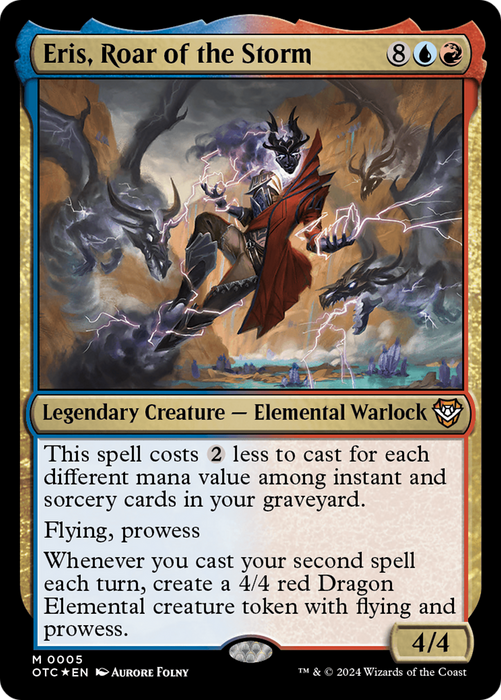 Eris, Roar of the Storm (OTC-005) - Outlaws of Thunder Junction Commander Foil - for just $1.45! 