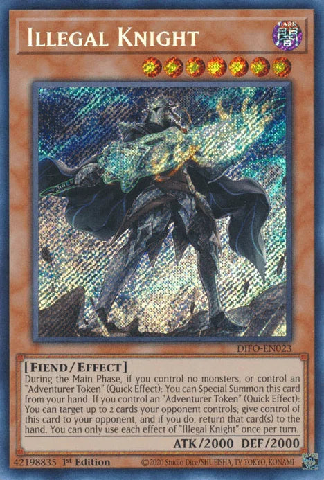Illegal Knight [DIFO-EN023] Secret Rare - for just $0.25! 