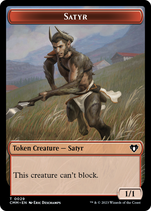 Satyr Token [Commander Masters Tokens] - Just $3.50! Shop now at Retro Gaming of Denver