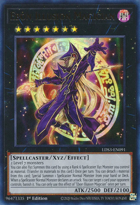 Ebon Illusion Magician [LDS3-EN091] Ultra Rare - for just $0.35! 