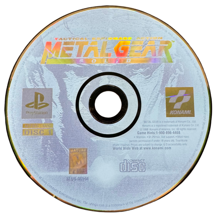 Metal Gear Solid: Tactical Espionage Action – PlayStation 1 (PS1) - for just $30.99! 