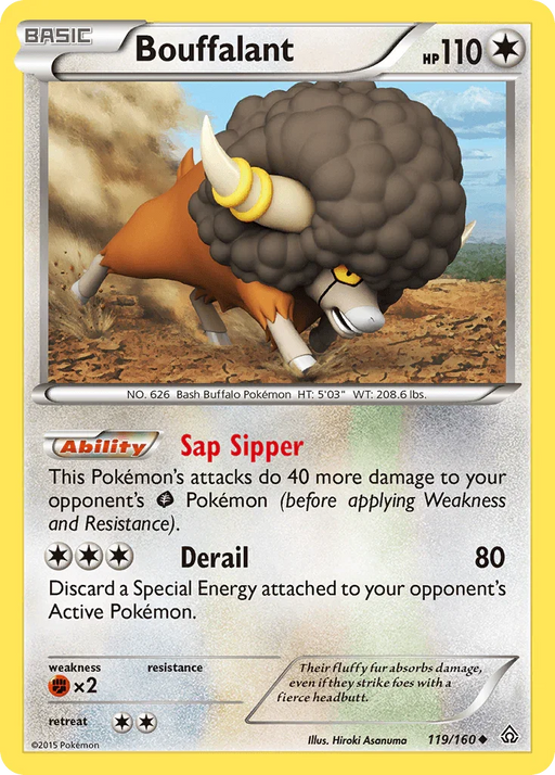 Bouffalant (119/160) [XY: Primal Clash] - for just $0.10! 