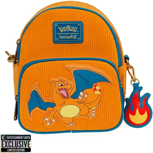 Pokemon Charizard Corduroy Convertible Mini-Backpack - Entertainment Earth Exclusive - for just $79.99! 