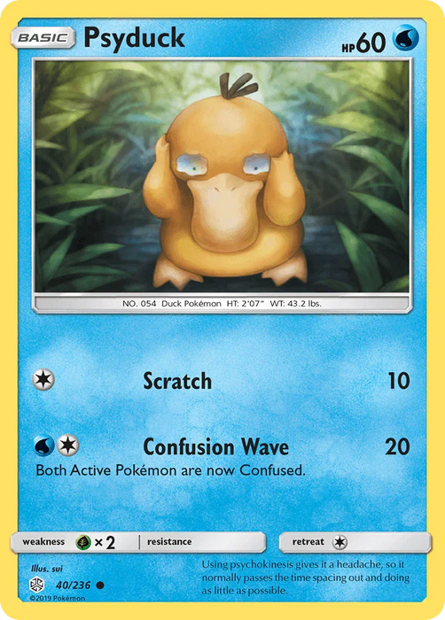 Psyduck (40/236) [Sun & Moon: Cosmic Eclipse] - for just $0.85! 