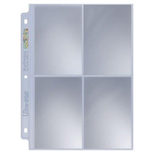 Ultra PRO: Platinum Hologram 4-Pocket Pages - 3-Holes (25-Pack) - for just $0! 