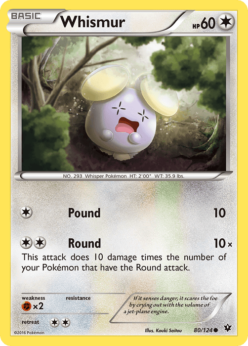 Whismur (80/124) [XY: Fates Collide] - for just $0.10! 