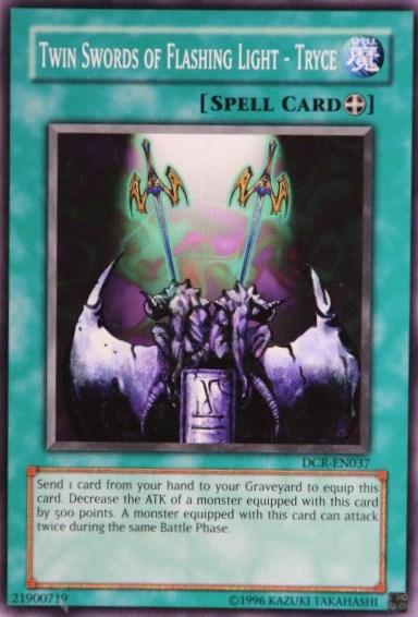 Twin Swords of Flashing Light - Tryce [DCR-EN037] Common - for just $0.20! 