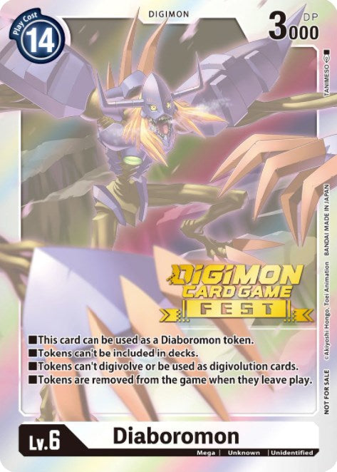 Diaboromon Token (Digimon Card Game Fest 2022) [Release Special Booster Promos] - Just $3.50! Shop now at Retro Gaming of Denver