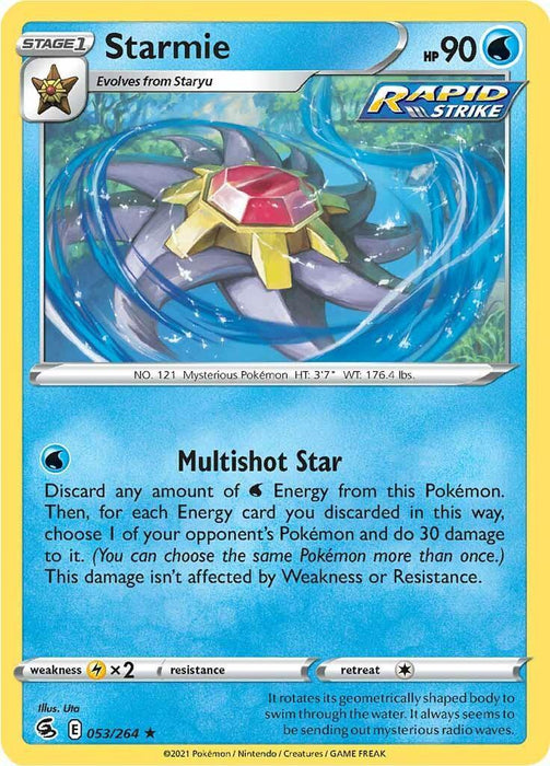 Starmie (053/264) [Sword & Shield: Fusion Strike] - for just $0.10! 