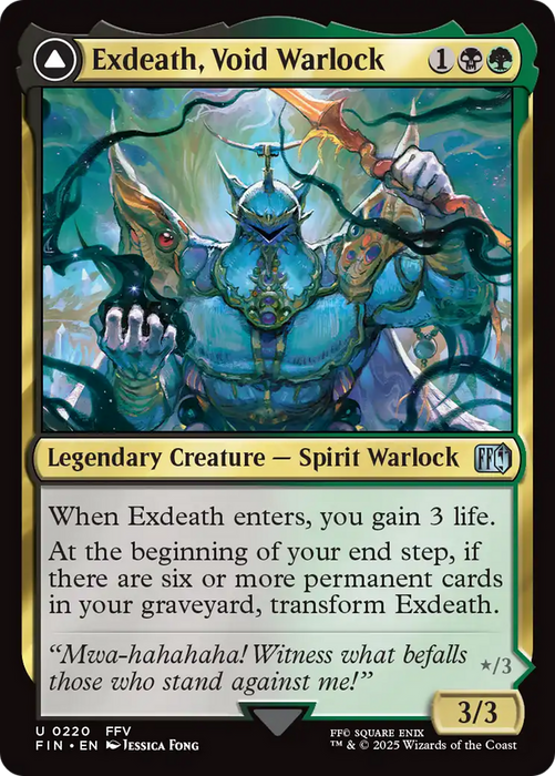 Exdeath, Void Warlock // Neo Exdeath, Dimension's End (FIN-220) - FINAL FANTASY - for just $0.05! 