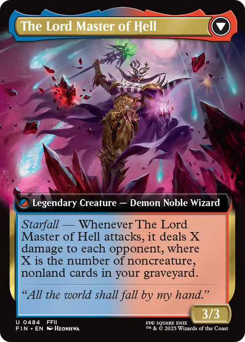 The Emperor of Palamecia // The Lord Master of Hell (FIN-484) - FINAL FANTASY: (Extended Art) Foil - for just $10.78! 