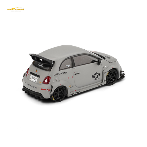 Mini-GT Abarth 595 LB-WORKS x Abas Works Grey 1:64 - for just $18.99! 