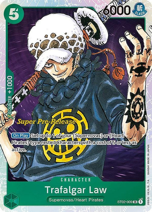 Trafalgar Law [Super Pre-Release Starter Deck: Worst Generation] - for just $9.70! 