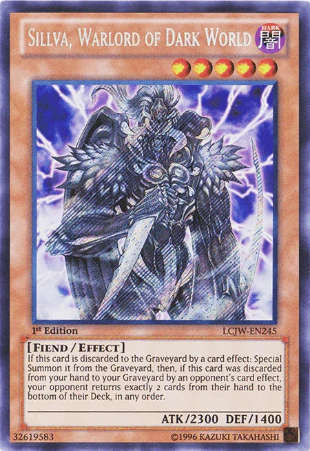 Sillva, Warlord of Dark World [LCJW-EN245] Secret Rare - for just $0.65! 