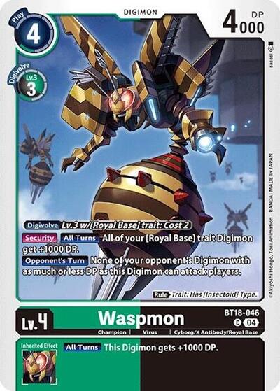 Waspmon (Release Special Booster 2.0) Damaged / Poor - for just $0.20! 