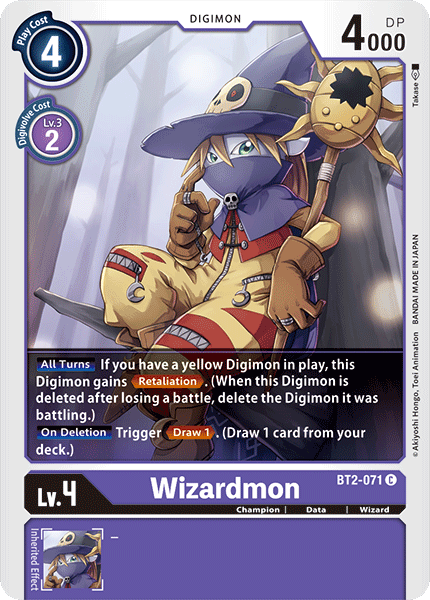 Wizardmon [BT2-071] [Release Special Booster Ver.1.0] - Just $0.09! Shop now at Retro Gaming of Denver