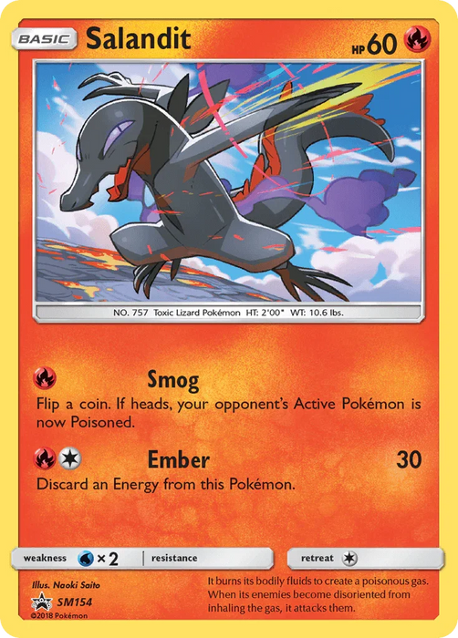 Salandit (SM154) [Sun & Moon: Black Star Promos] - for just $0.30! 