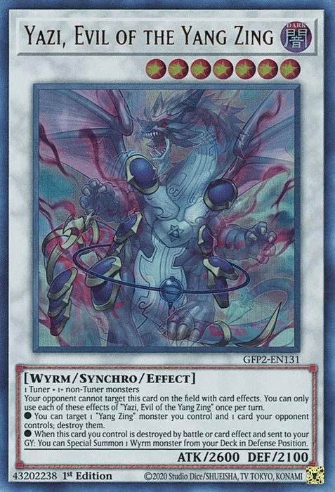 Yazi, Evil of the Yang Zing [GFP2-EN131] Ultra Rare - for just $0.10! 