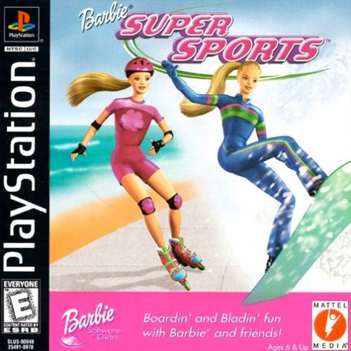 Barbie Super Sports – PlayStation 1 (PS1) - for just $7.99! 