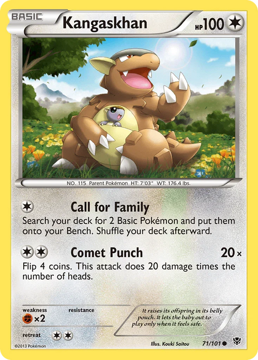 Kangaskhan (71/101) [Black & White: Plasma Blast] - for just $0.15! 
