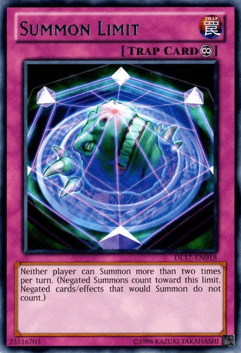 Summon Limit (Purple) [DL17-EN018] Rare - for just $1.40! 