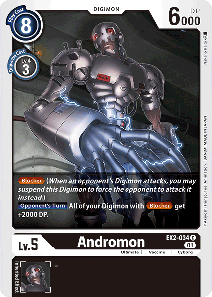 Andromon [EX2-034] [Digital Hazard] - Just $0.09! Shop now at Retro Gaming of Denver