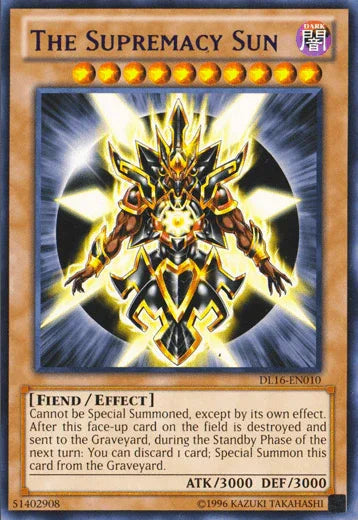 The Supremacy Sun (Purple) [DL16-EN010] Rare - for just $0.40! 