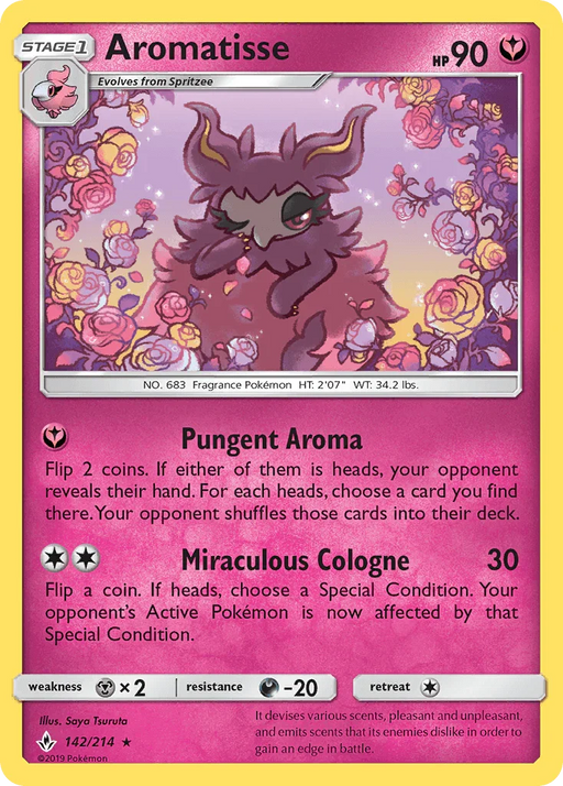 Aromatisse (142/214) [Sun & Moon: Unbroken Bonds] - for just $0.35! 