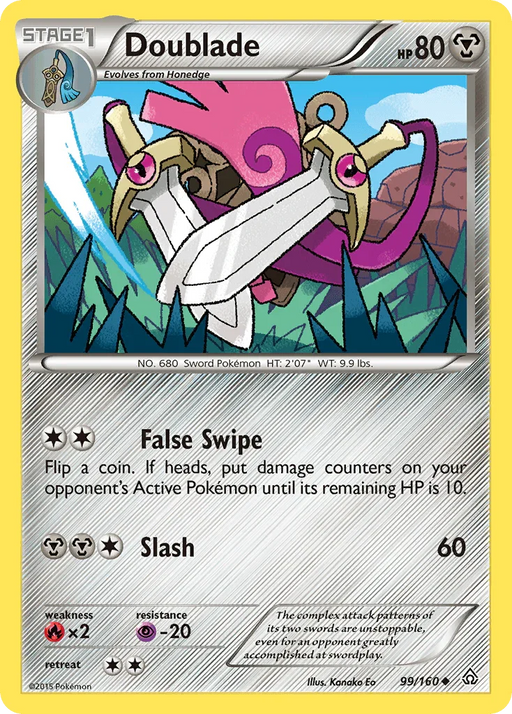 Doublade (99/160) [XY: Primal Clash] - for just $0.10! 