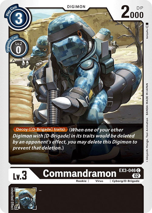 Commandramon [EX3-046] [Draconic Roar] - Just $0.09! Shop now at Retro Gaming of Denver