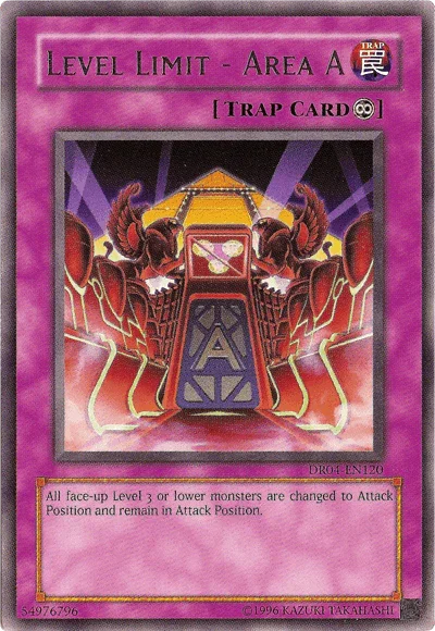 Level Limit - Area A [DR04-EN120] Rare - for just $0.15! 