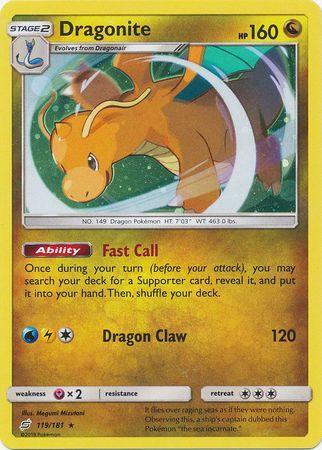 Dragonite (119/181) (Cosmos Holo) [Sun & Moon: Team Up] - for just $2.50! 