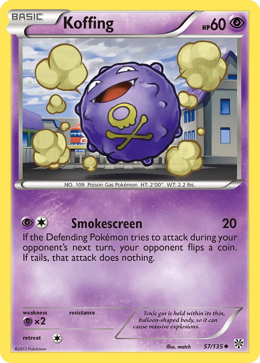 Koffing (57/135) [Black & White: Plasma Storm] - for just $0.30! 