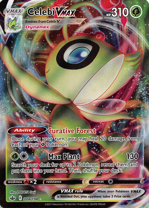 Celebi VMAX (008/198) [Sword & Shield: Chilling Reign] - for just $1.50! 