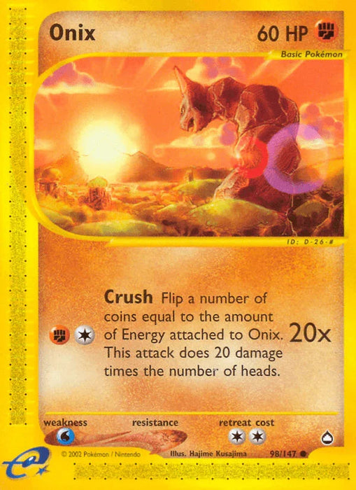 Onix (98/147) [Aquapolis] - for just $2.70! 