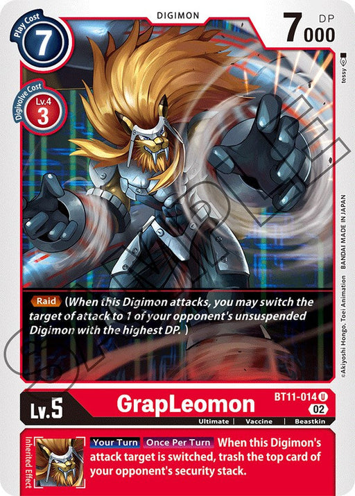 GrapLeomon [BT11-014] [Dimensional Phase] - Just $0.09! Shop now at Retro Gaming of Denver