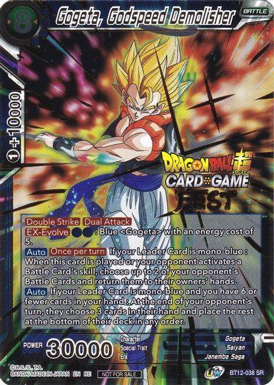 Gogeta, Godspeed Demolisher (Card Game Fest 2022) (BT12-038) [Tournament Promotion Cards] - for just $1.45! 