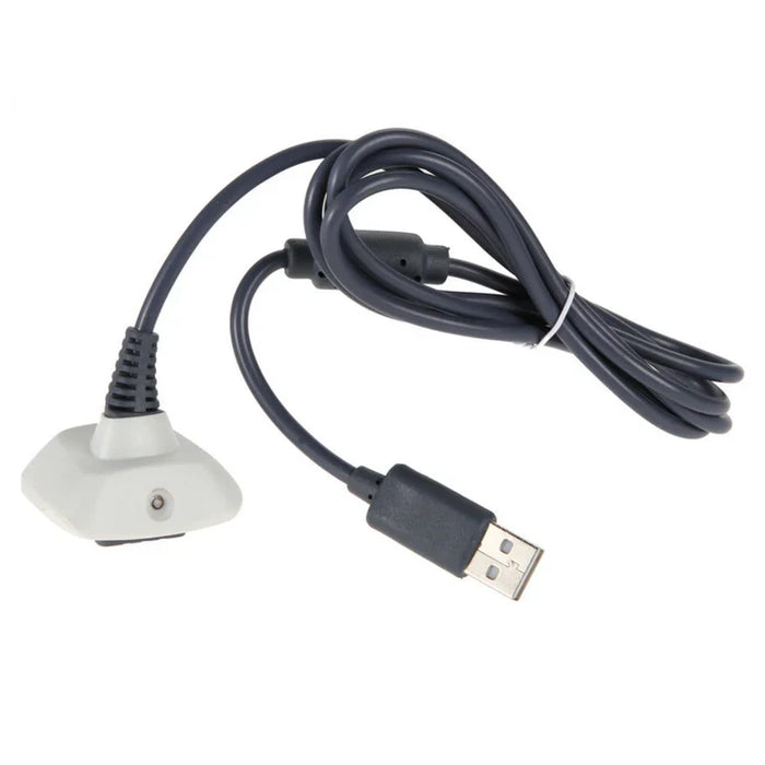 Controller Charging Cable - White for Microsoft Xbox 360® – Xbox 360 Accessory (X360) - for just $7.99! 
