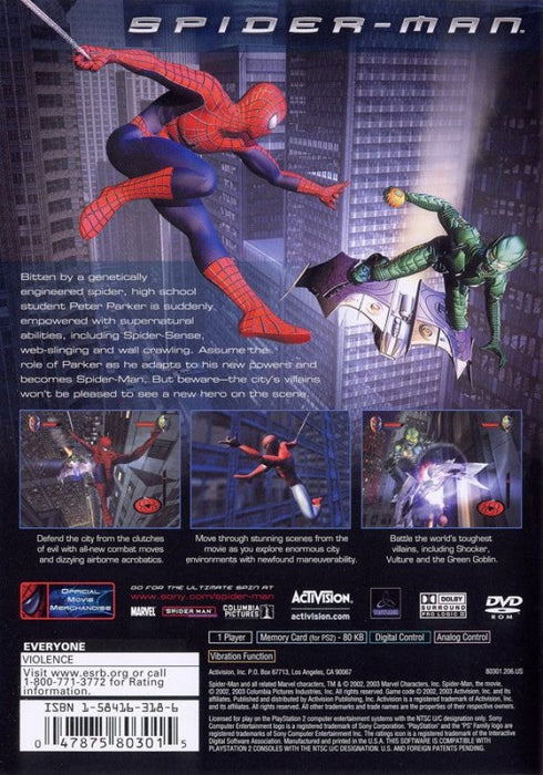 Spider-Man [Greatest Hits] – PlayStation 2 (PS2) - for just $11.99! 