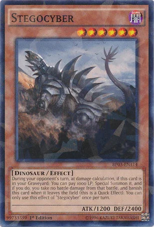 Stegocyber [BP03-EN114] Shatterfoil Rare - for just $0.15! 
