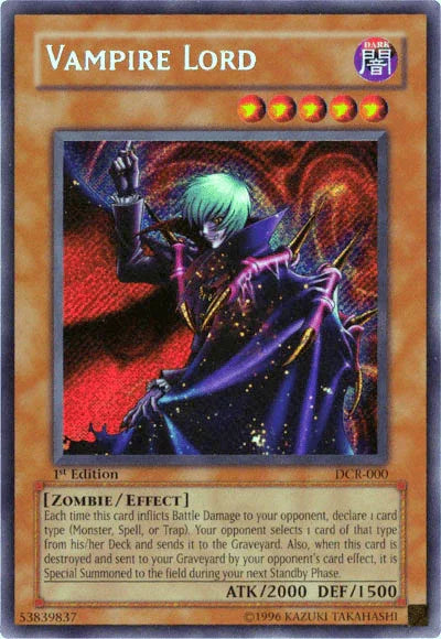 Vampire Lord [DCR-000] Secret Rare - for just $3.55! 